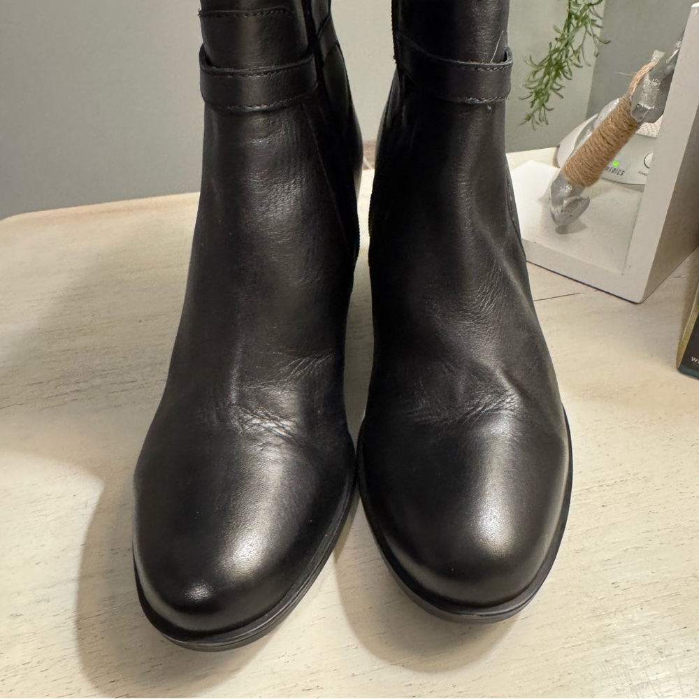 Naturalizer Black Knee High Heeled Boots - Picture 5 of 11